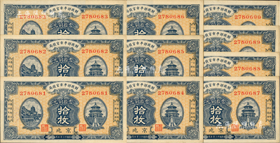 民国十二年（1923年）财政部平市官钱局...