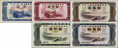 1981年中华人民共和国国库券拾圆、壹佰...