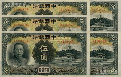 民国二十四年（1935年）中国银行德纳罗...