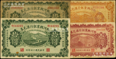 民国十四年（1925年）热河兴业银行汇兑...