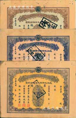 民国年（1923-）奉天肇新窑业公司股票...