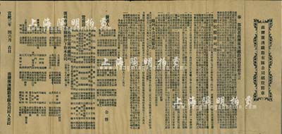 宣统三年（1911年）商办广澳铁路有限公...