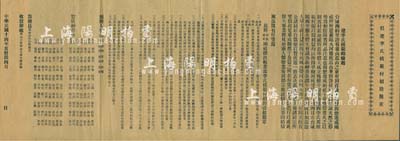 民国十四年（1925年）《倡建李氏模范村招股简章》1份，发行于广东台山地区，上印缘起、招股改组简章16条及创办人、赞成人等详情，颇具内涵；八成新