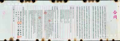 民国二十一年（1932年）天津敦泰永昌记银号“合同”1份，事为“敦厚堂、敦仁堂、敦文堂、乐善堂、集厚堂、张逸农等6人因义气相投，有感于国家兴亡、匹夫有责，故组织银号与各国作商业之竞争、经济之抵抗”；其股本总额银10万元，分作10股，每股1万元，设总号于天津，分号设北平、上海两处，内中记录各股东银股、及经理副理之人力股，并详列组织、营业、章程等情；此股份合同内容极为丰富，保存尚佳