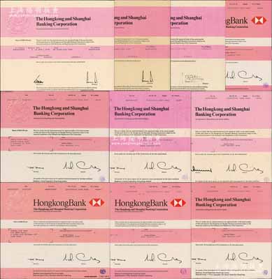 香港上海汇丰银行股票共10枚不同，内含3...