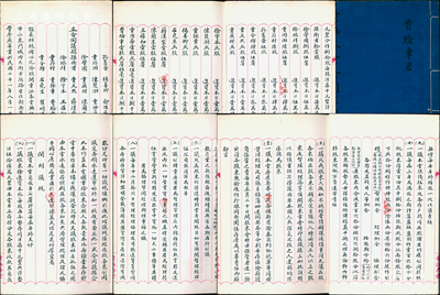 民国念年（1931年）上海《童涵春堂合同正议据》（第19号）1册，由股东费纶章君（股份占1.25股计资本洋8750元）执有，事为1932年孙衡甫（四明银行总经理）、童文熙（童涵春堂家族）、俞佐廷（宁波旅沪金融业巨子）、陈楚湘（民国“卷烟大王”）等28位股东在上海小东门方浜路设童涵春堂兴记药号，集成资本洋56万元，分作80股，每股洋7000元，内中详列各股东之出资状况，并开列议规
