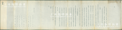 光绪三十年（1904年）“正红旗满洲都统户部尚书荣庆”等联名奏摺底稿1份，奏为“承袭骑都尉又一云骑尉德钧出缺，查其祖托克托布原係副都统衔、英吉沙尔领队大臣，因新疆回逆倡乱围攻英城，城陷殉难，由部从优议给其子孙承袭骑都尉又一云骑尉世职，今德钧所出之缺，拟由德延承袭”等情；此摺内容丰富，文字俊秀，保存甚佳，敬请预览